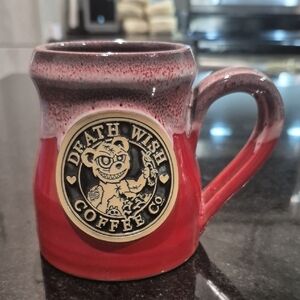 Death Wish Coffee Red Ceramic Mug